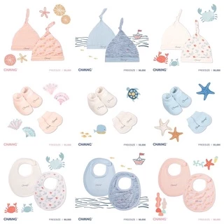 CHAANG - PHỤ KIỆN MŨ, YẾM , BAO TAY CHÂN CHO BÉ SƠ SINH HOẠ TIẾT, Suzy baby