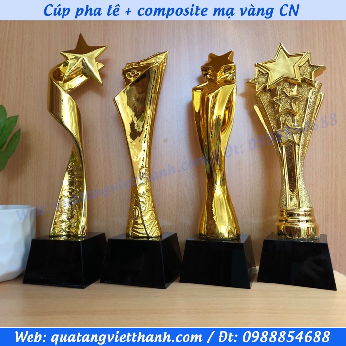 Cúp vinh danh composite mã 012