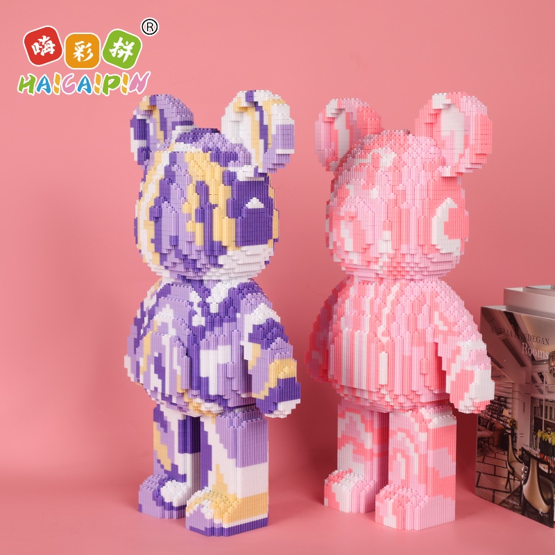 Bộ Đồ Chơi Lắp Ráp Lego Hình Chú Gấu Bạo Lực Độc Đáo