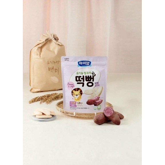 BÁNH GẠO ĂN DẶM HỮU CƠ ILDONG HÀN QUỐC CHO BÉ TỪ 6 THÁNG TUỔI - Bituti Shop