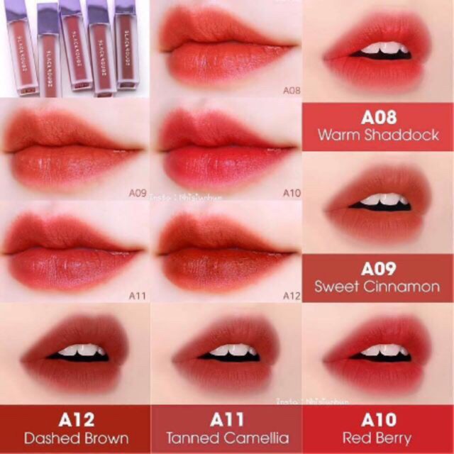 Son Kem Lì Black Rouge Air Fit Velvet Tint A01 - A17