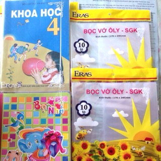 10to Bọc vở, bọc sách Hồng Hà(bao tập/bao sách)