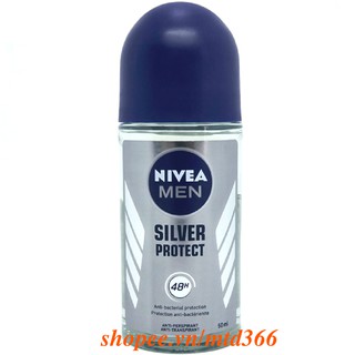 Lăn khử mùi 50ml cho nam nivea phân tử bạc .