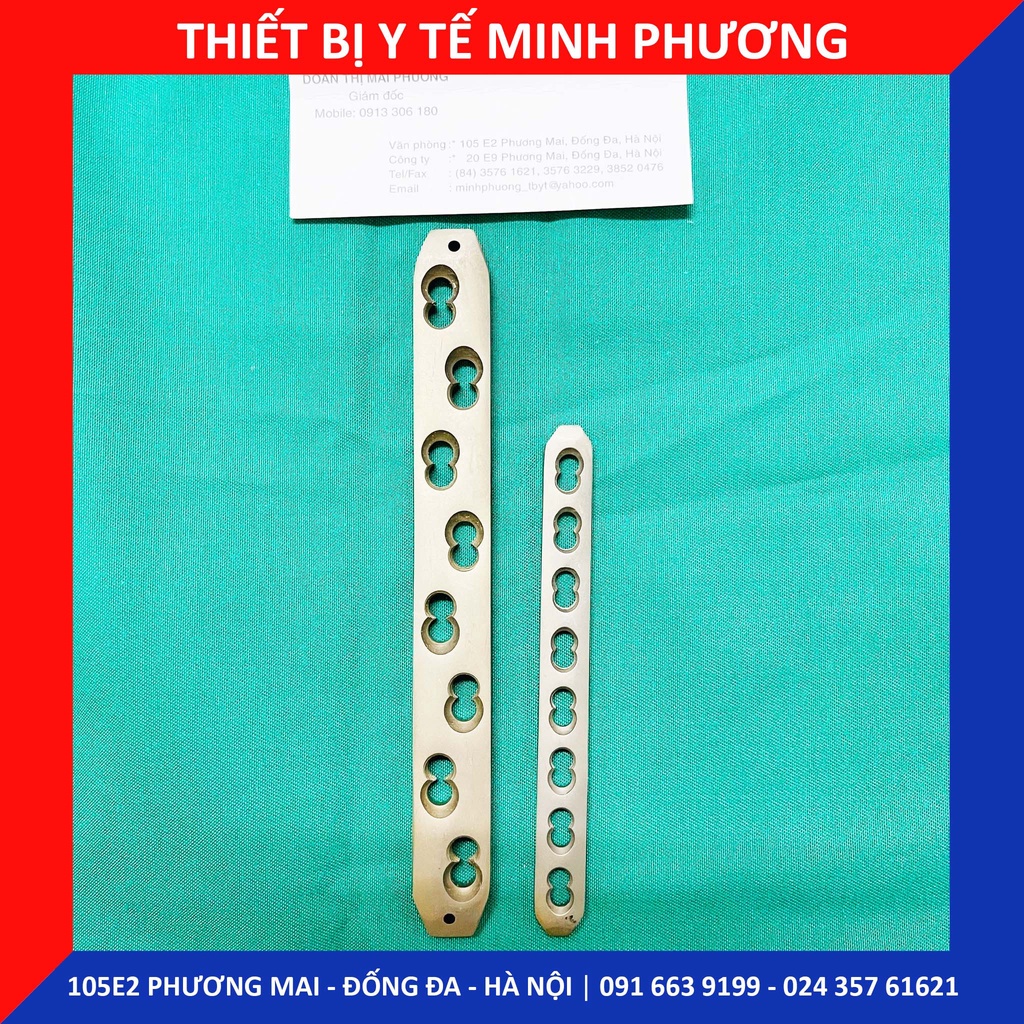 Nẹp khóa 8 lỗ titan các loại