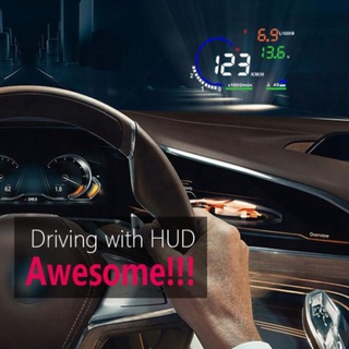 Hud hiển thị tốc độ trên kính lái xe ô tô, thương hiệu wiiyii - a8 [chính hãng - bảo hành 1 7
