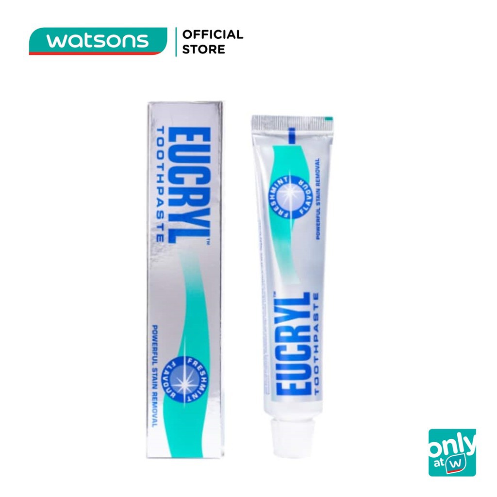 Kem Đánh Răng Tẩy Trắng Eucryl Toothpaste 62g