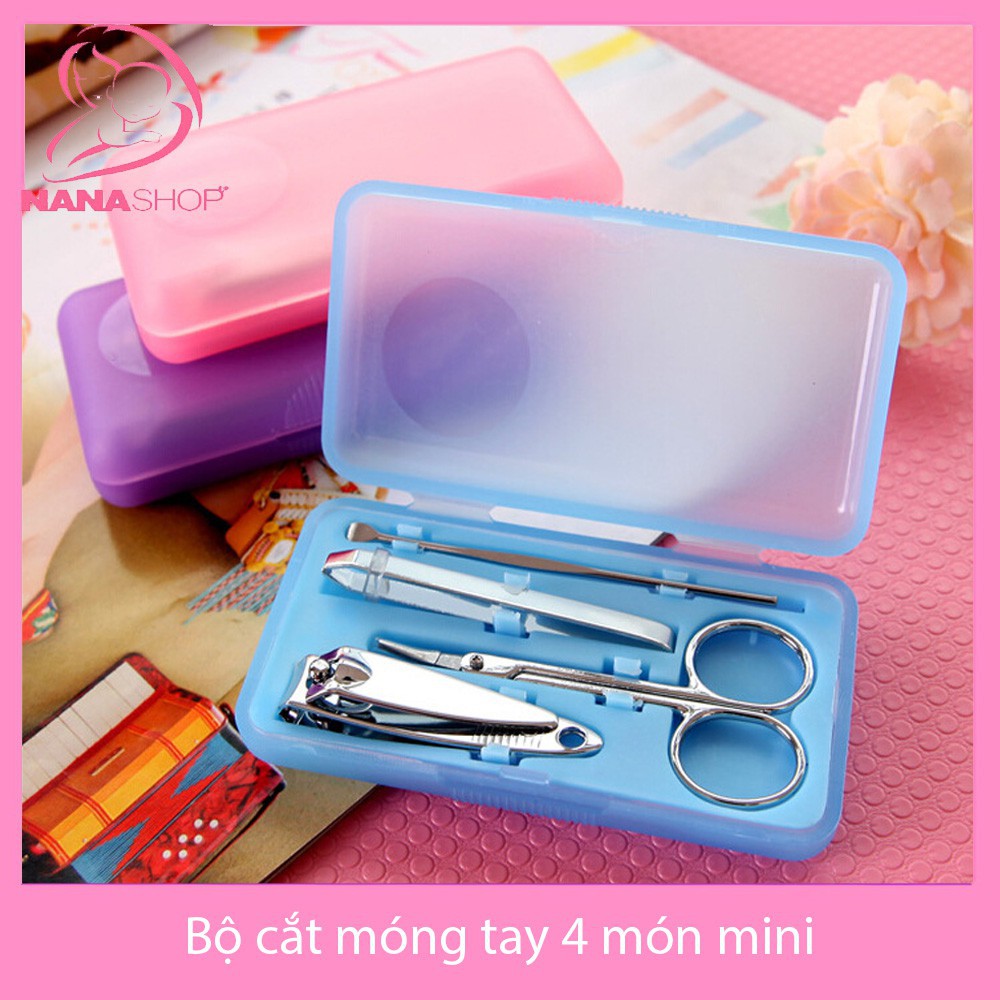 Bộ cắt móng tay mini 4 món