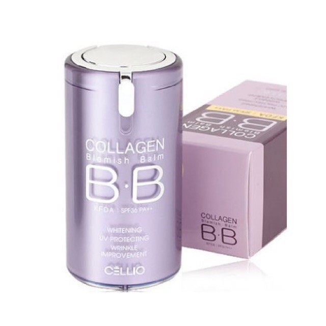 Kem nền  cellio bb collagen che khuyết điểm