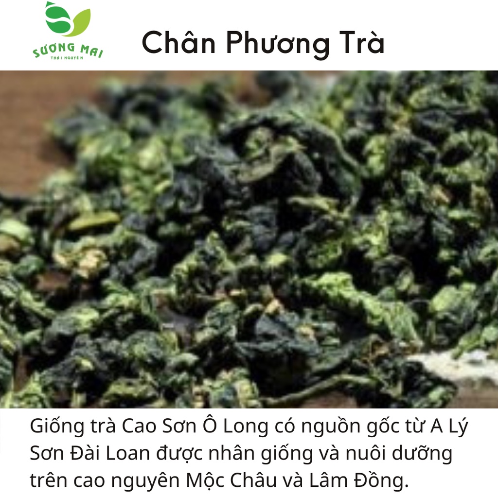 Trà Ô Long Cao Cấp SƯƠNG MAI Hộp Thiếc Vuông Chế Tác Tinh Xảo 100gr - SM00008 | BigBuy360 - bigbuy360.vn