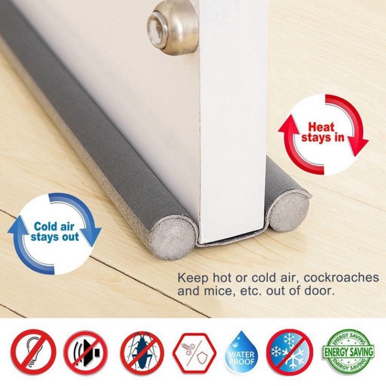 XỐP CHÈN KHE CỬA TIỆN LỢI LOẠI ĐẸP 1M( tránh mất hơi lạnh điều hoà)