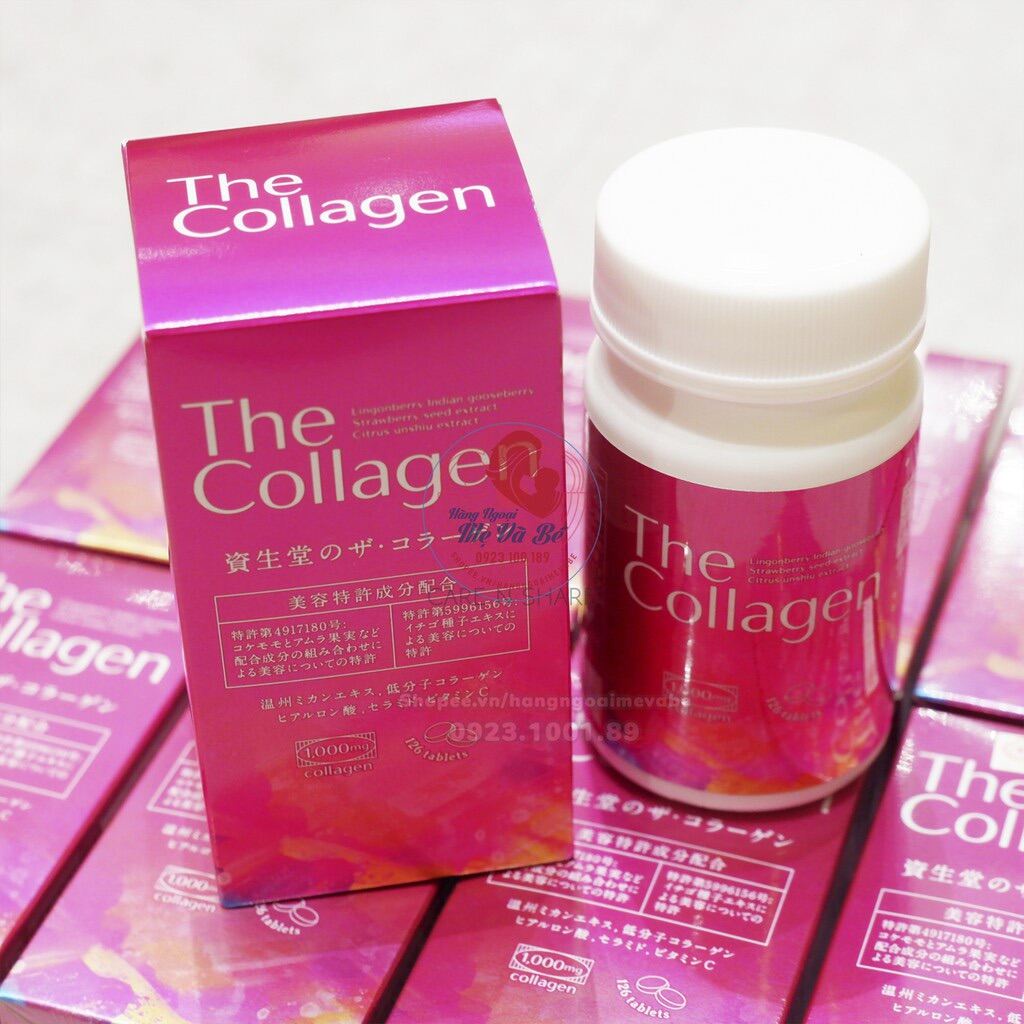 Viên uống collagen shiseido làm đẹp da ngừa lão hóa Nhật Bản 126 viên
