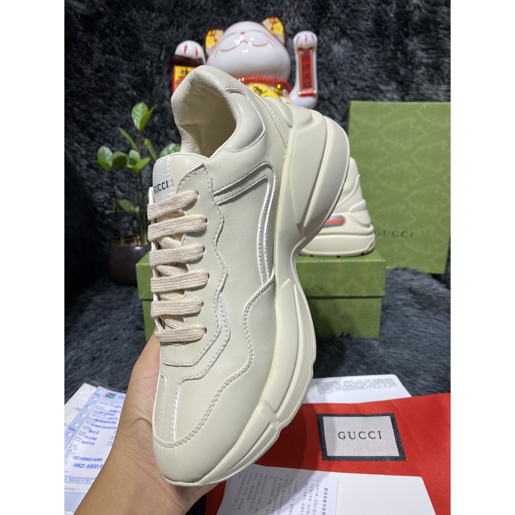 [Full box+bill] Giày Sneaker Gucccii vạch đỏ bản 2021 hàng SC full box bill và hộp bảo vệ