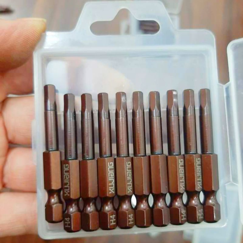 Đầu Lục Giác Mạ Đồng Bắt Ke Nhảy 3/4/5/6mm Dài 5-10cm Chống Han Gỉ, Không Toét Đầu, Hàng Đài Loan Siêu Bèn