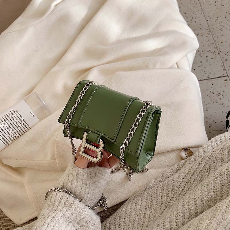 Túi Đeo Chéo Nữ, Túi Đeo Vai  Mini Khóa Bấm Chữ B SK1210