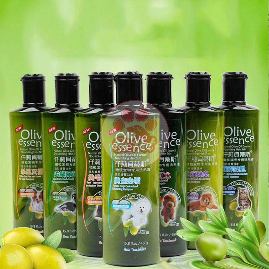 Sữa Tắm Cho Chó - Sữa Tắm Olive Essence  ( 450gr )