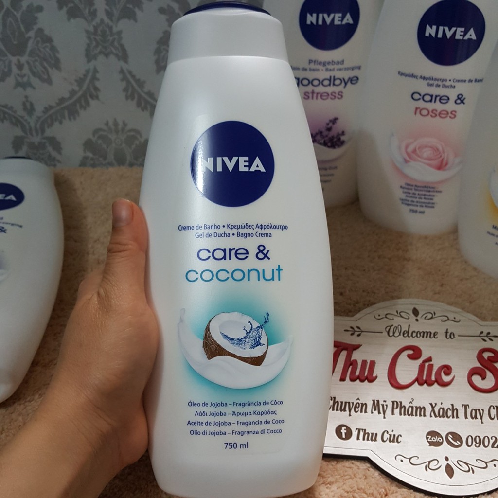 Sữa tắm Nivea Đức 750ml [hàng chuẩn]