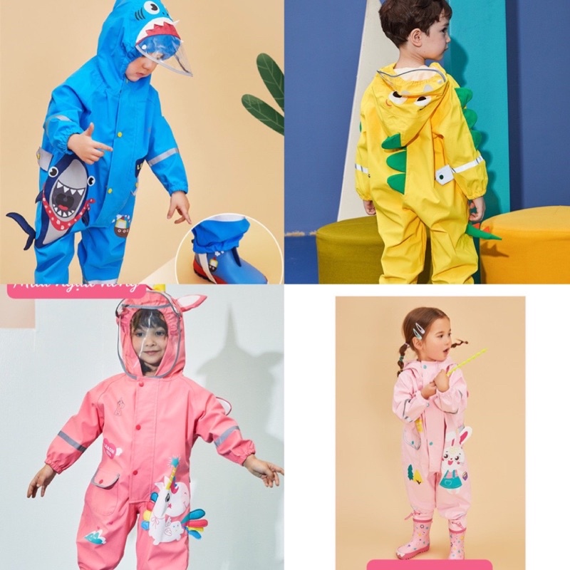 Bộ quần áo mưa cho bé bộ quần áo mưa trẻ em