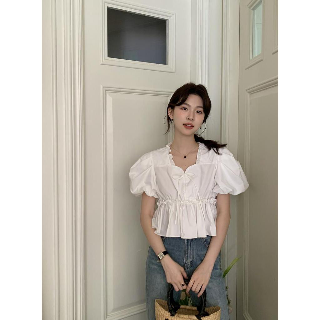 Áo Thun Cotton Lưng Cao Dáng Rộng 63127