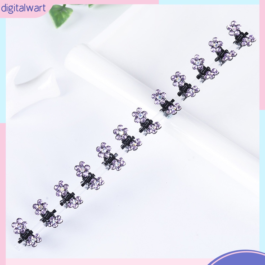 Kẹp Tóc Đính Đá Hình Hoa Dễ Thương Cho Bé Gái