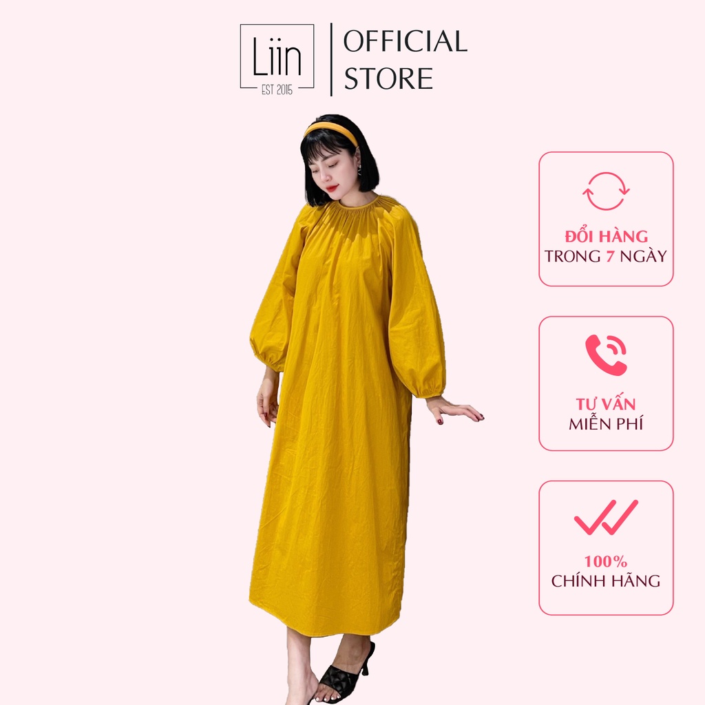 LIIN - Váy suông dáng dài, thiết kế nữ tính, trẻ trung