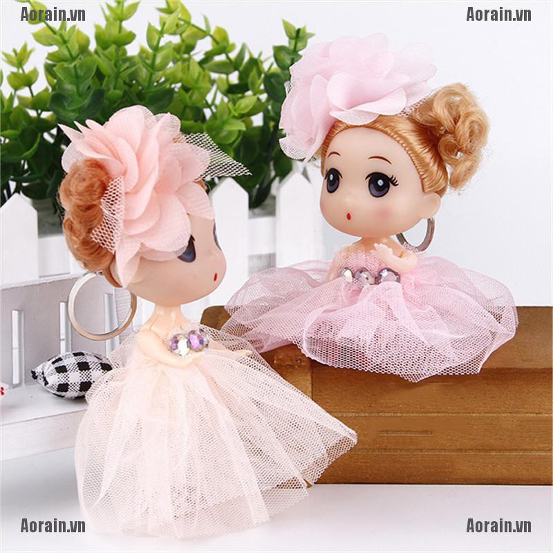 Búp Bê Em Bé Mini 12cm Có Móc Khóa Dễ Thương