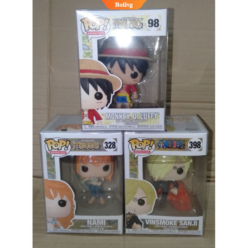 Mô hình Funko Pop nhân vật Monkey D Luffy # 98 Nami # 328 trong phim hoạt hình One Piece