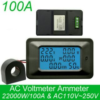 Đồng Hồ Đo Điện AC 6 Thông Số 100A