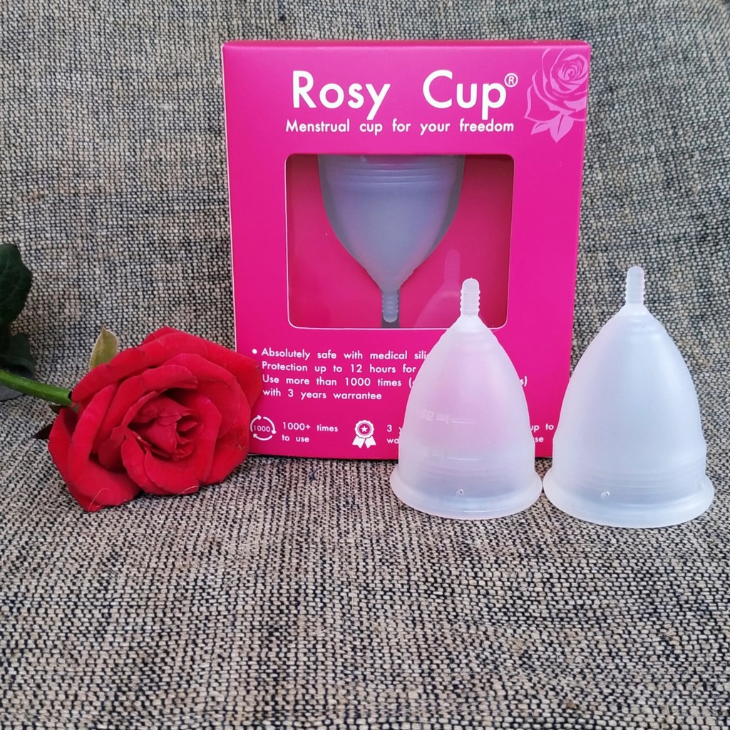 Cốc nguyệt san Rosy Cup chính hãng (Freeship 99k)