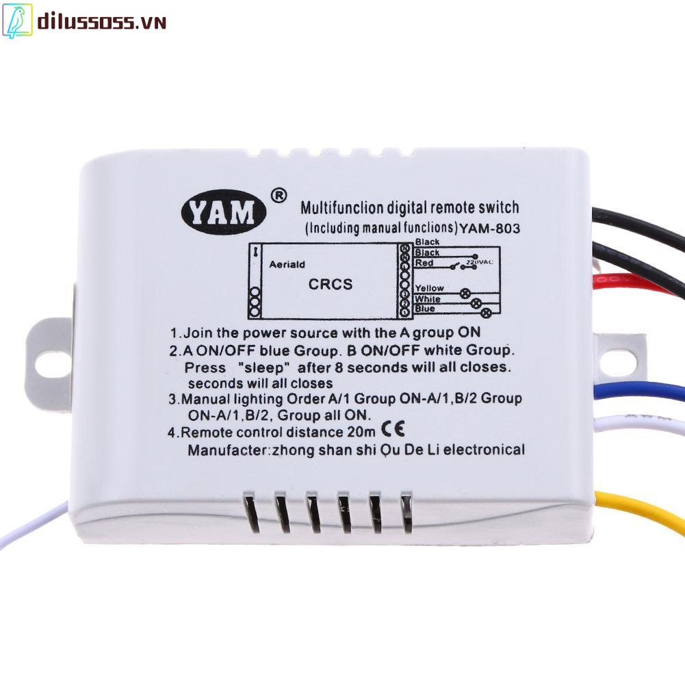 Bộ Truyền Tín Hiệu Điều Khiển Đèn Từ Xa Không Dây 220v