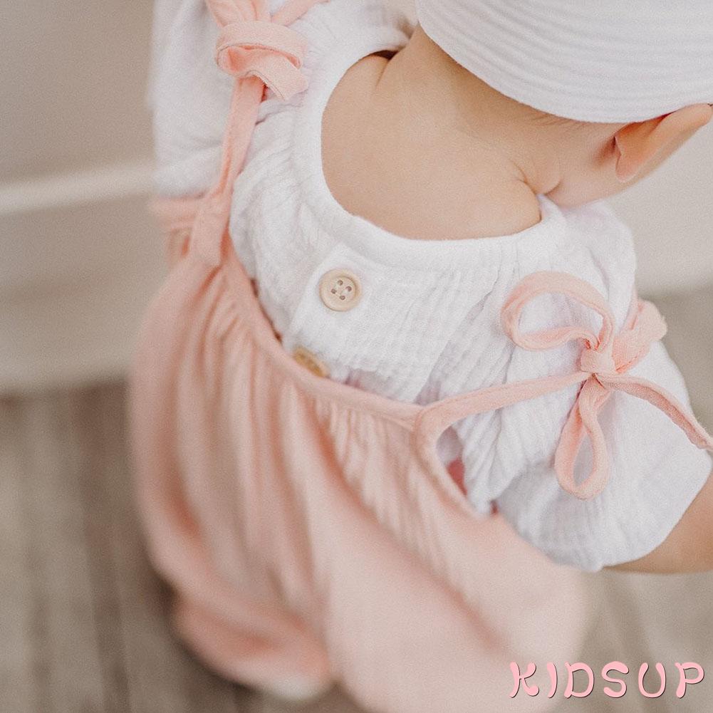 Áo Jumsuit liền quần đáng yêu cho bé gái