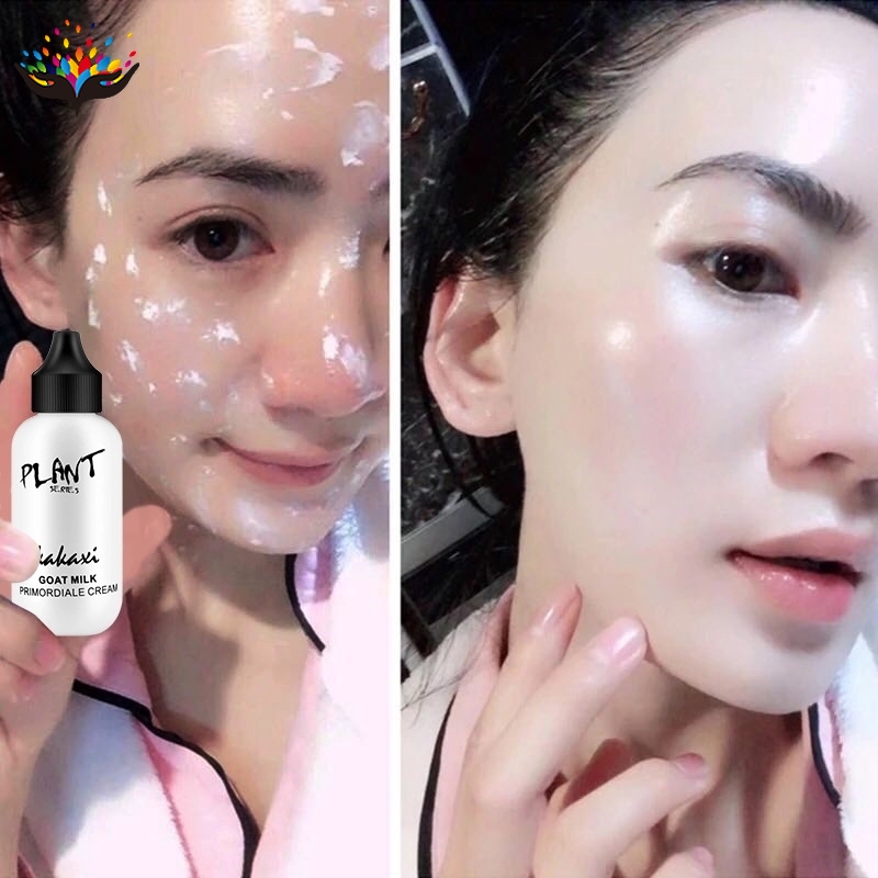 (Hàng Mới Về) Kem Nền Sữa Dê Che Khuyết Điểm Chống Thấm Nước Làm Sáng Da Trang Điểm Chuyên Nghiệp