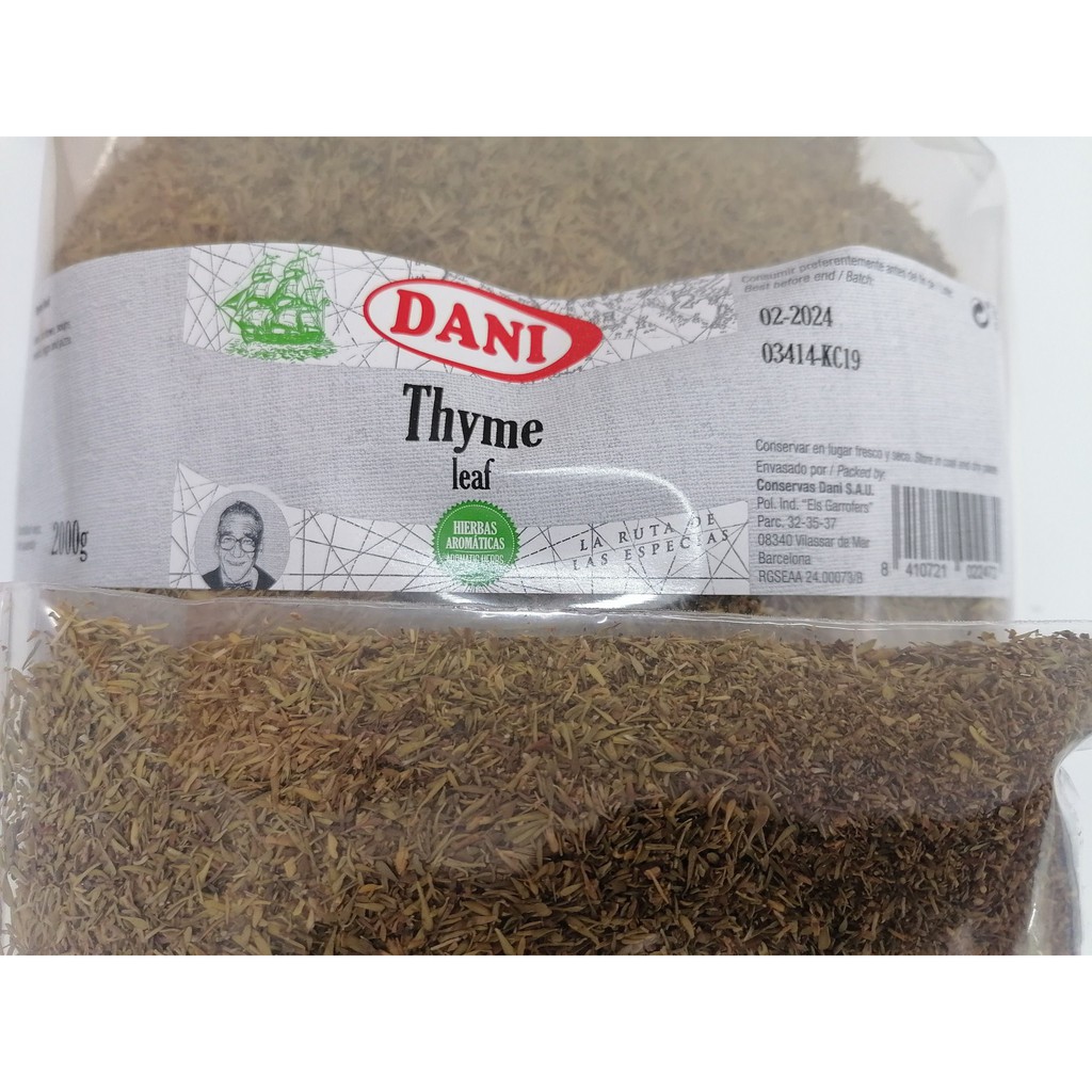 [Mã 66FMCGSALE hoàn 8% đơn 500K] 50g Lá húng tây khô DANI Thyme Leaves (chiết lẻ)