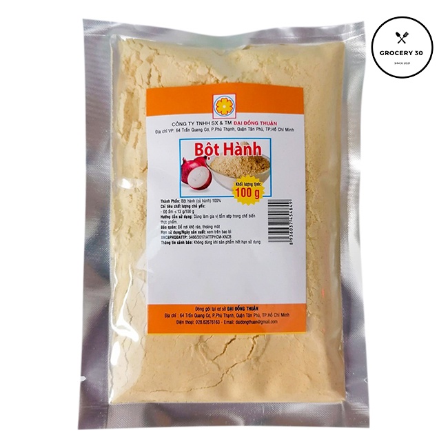 Onion Powder - Bột Hành Đại Đồng Thuận gói 100g