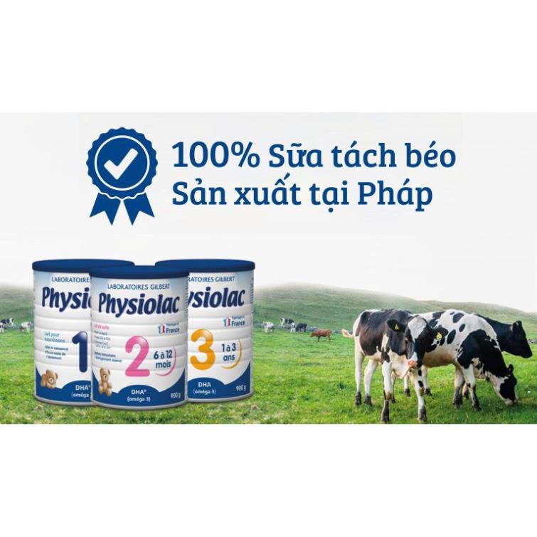 Sữa bột Physiolac số 1, 2, 3 400g/900g Date mới