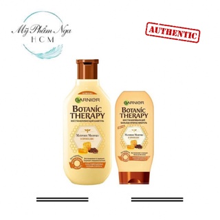 Gội xả Garnier Botanic Therapy Mật ong phục hồi tóc siêu hư tổn, làm bóng và vào nếp tóc