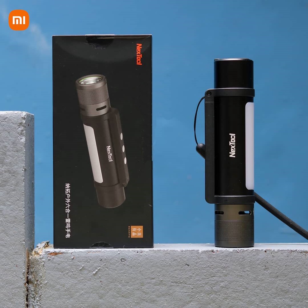 Đèn Pin Xiaomi Nextool 6 Trong 1 240m Ipx4 Chống Thấm Nước - Hàng Chính Hãng