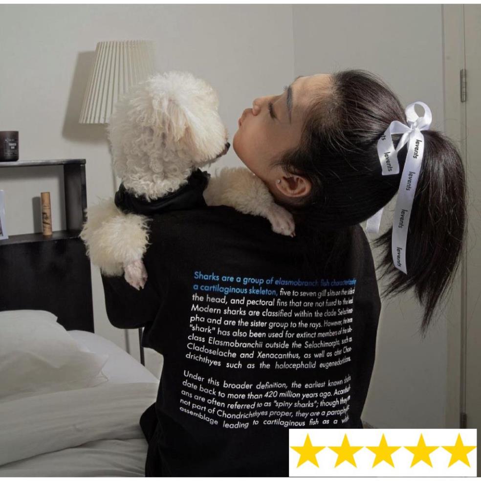 Áo thun Tee Levents Shark Cá mập Nam nữ Full tag hãng