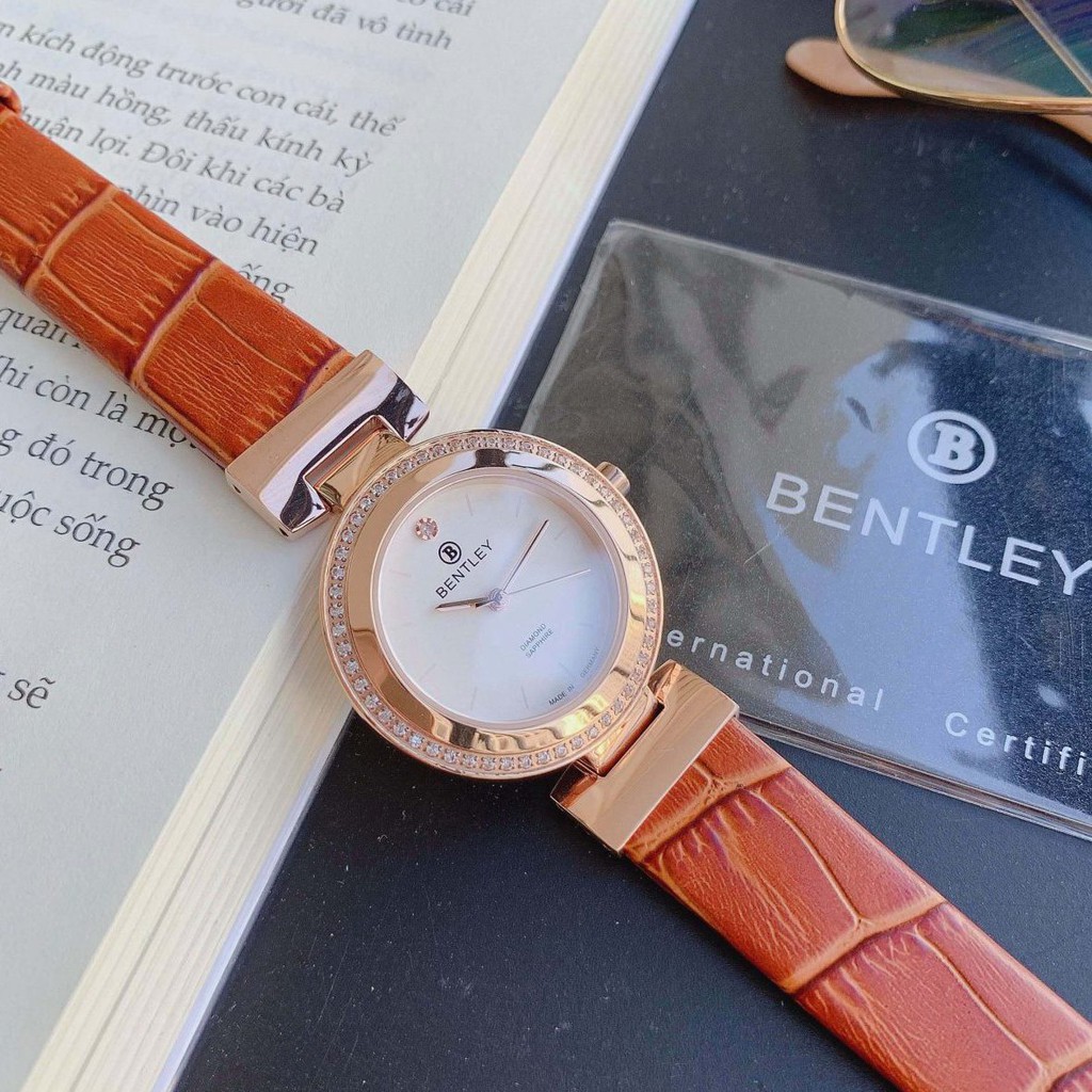 Đồng hồ nữ dây da Bentley BL1858 BL1858-102 BL1858-102LRCD
