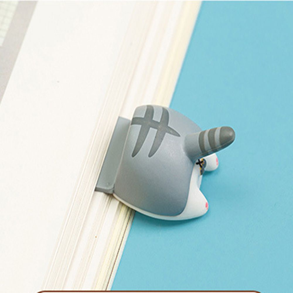 KUNHEV Thẻ đánh dấu trang sách hình động vật hoạt hình ngộ nghĩnh diy