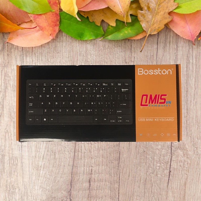 Bàn phím mini dùng cho laptop, máy tính để bàn PC - Cổng USB - BOSSTON