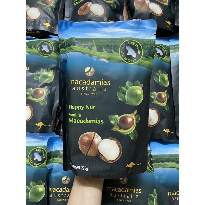 Hạt MACCA Nội địa Úc 225gr date 2023
