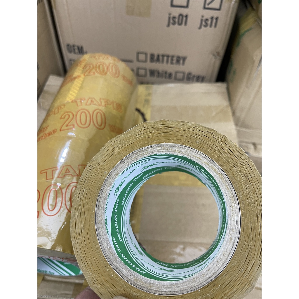 Băng keo vàng 200 yard bản 6cm