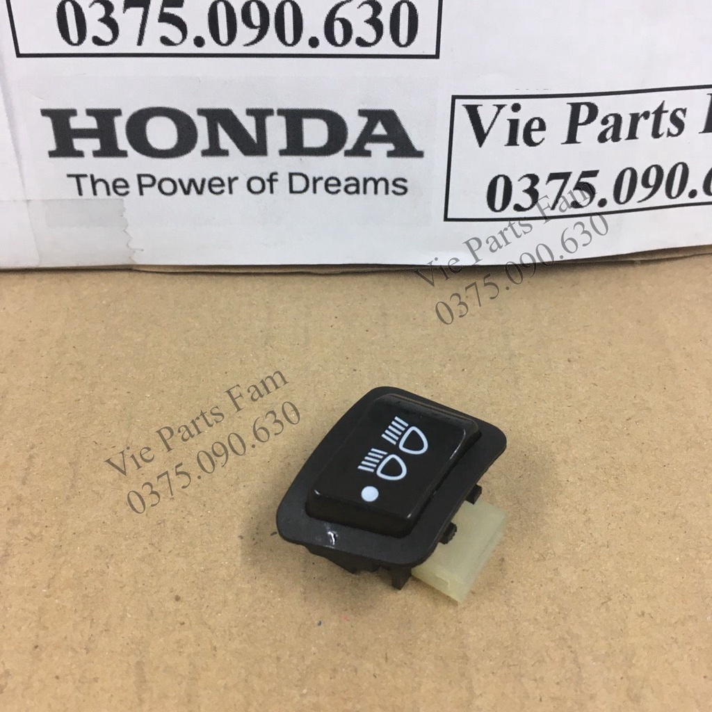 Nút công tắc thần thánh 3 chế độ pha cos tắt đèn xe Vision 2021-2023, Wave A 110, Blade 110, RSX Fi 110