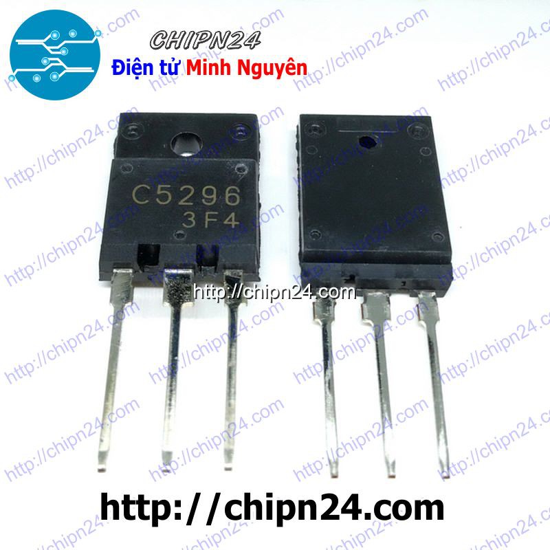 [2 CON] (KT1) Transistor C5296 TO-3P NPN 8A 800V (2SC5296 5296)