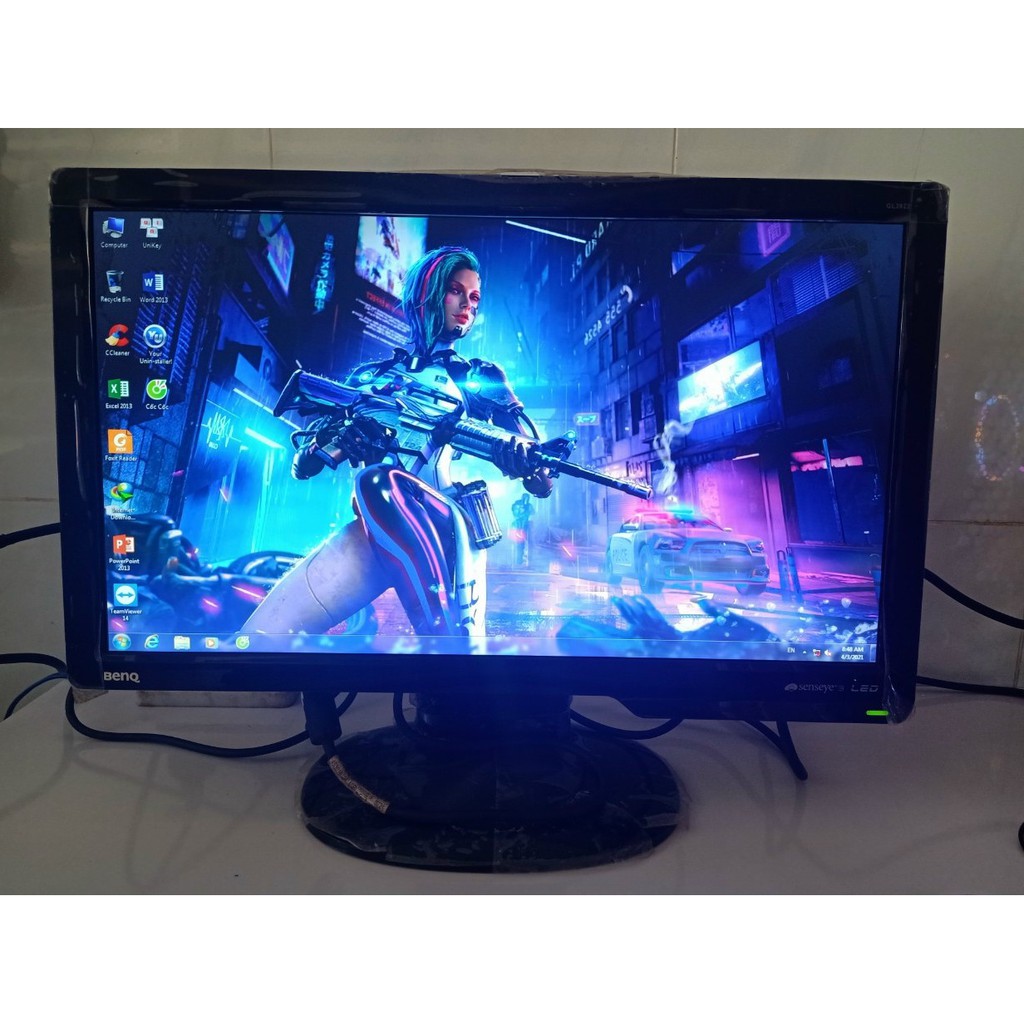 Màn hình hiệu BENQ 20in LED HD còn dán keo zin / kèm dây VGA và dây NGUỒN