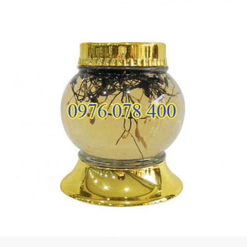 Bình thủy tinh ngâm rượu Hàn Quốc 500ml (bình ngâm mật ong)