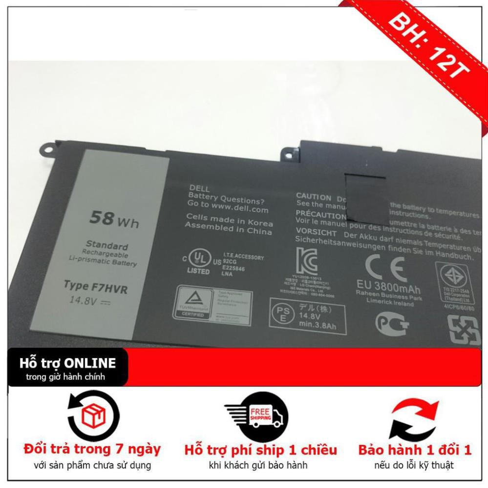 [BH12TH] PIN ZIN LAPTOP DELL Inspiron 15 5000 5565 5558 7537 7548 7547 N7547 N7547 F7HVR ZIN