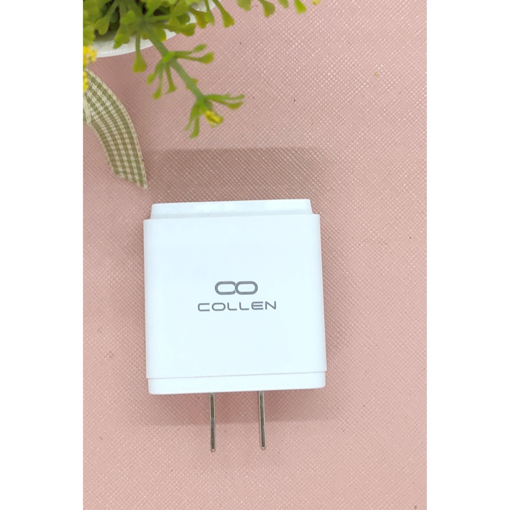 [SẠC NHANH] Côc Sạc Nhanh 3.4A 3 Cổng 3 Chân Cắm USB Collen Đa Năng Cho Điện Thoại iphone, samsung, xiaomi, huawei, oppo