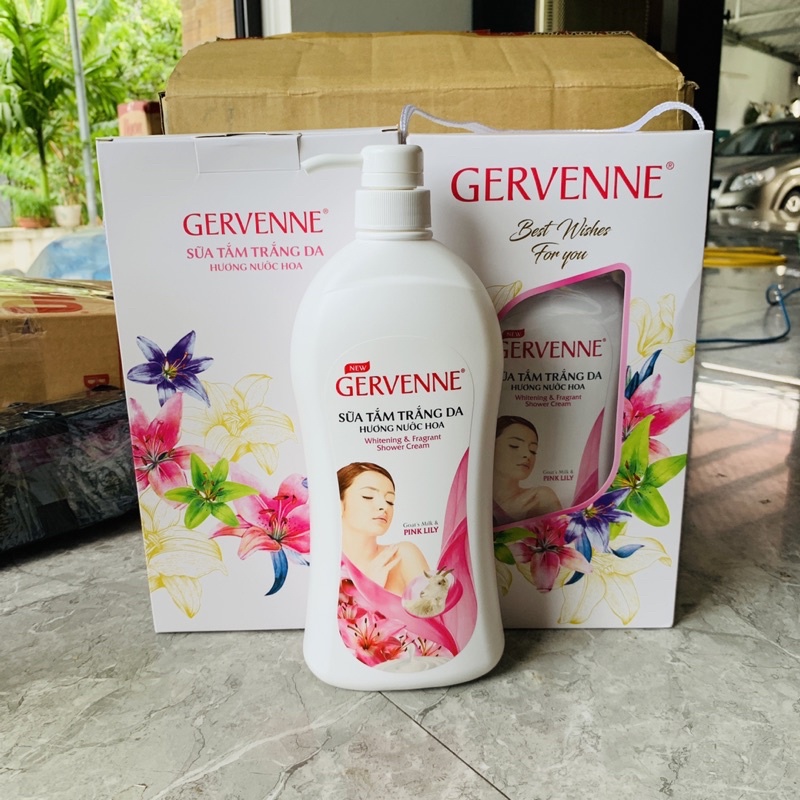 Sữa Tắm Trắng Da Gervenne 900G