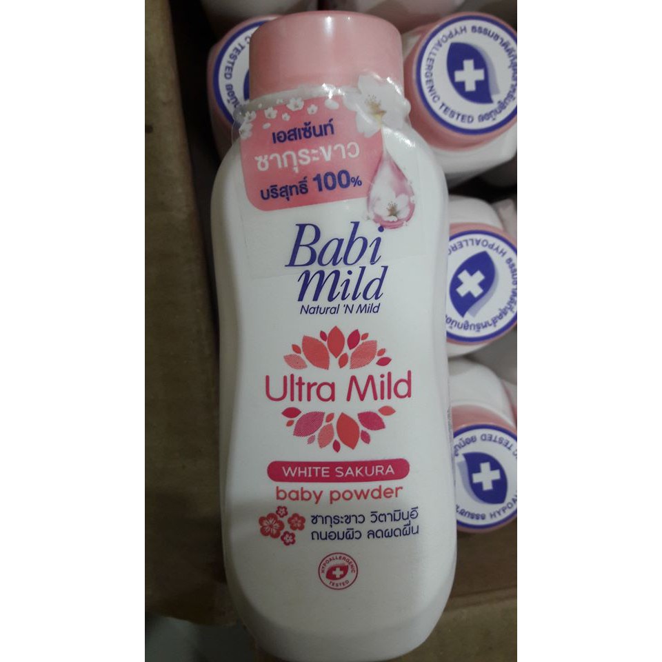 Phấn thơm trẻ em Babi mild Pure natural 180g